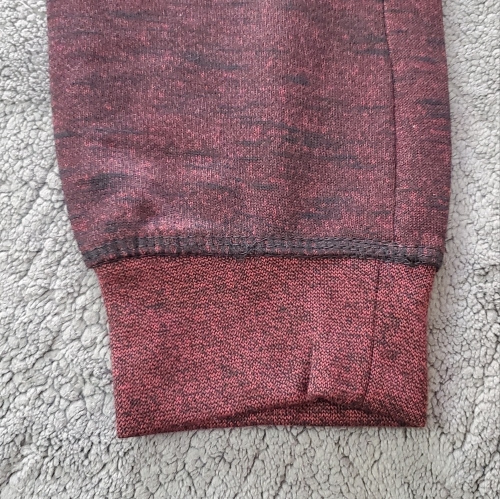 NWT Blue Crown Burgundy Boy's Streaky Slub Joggers - Picture 8 of 13